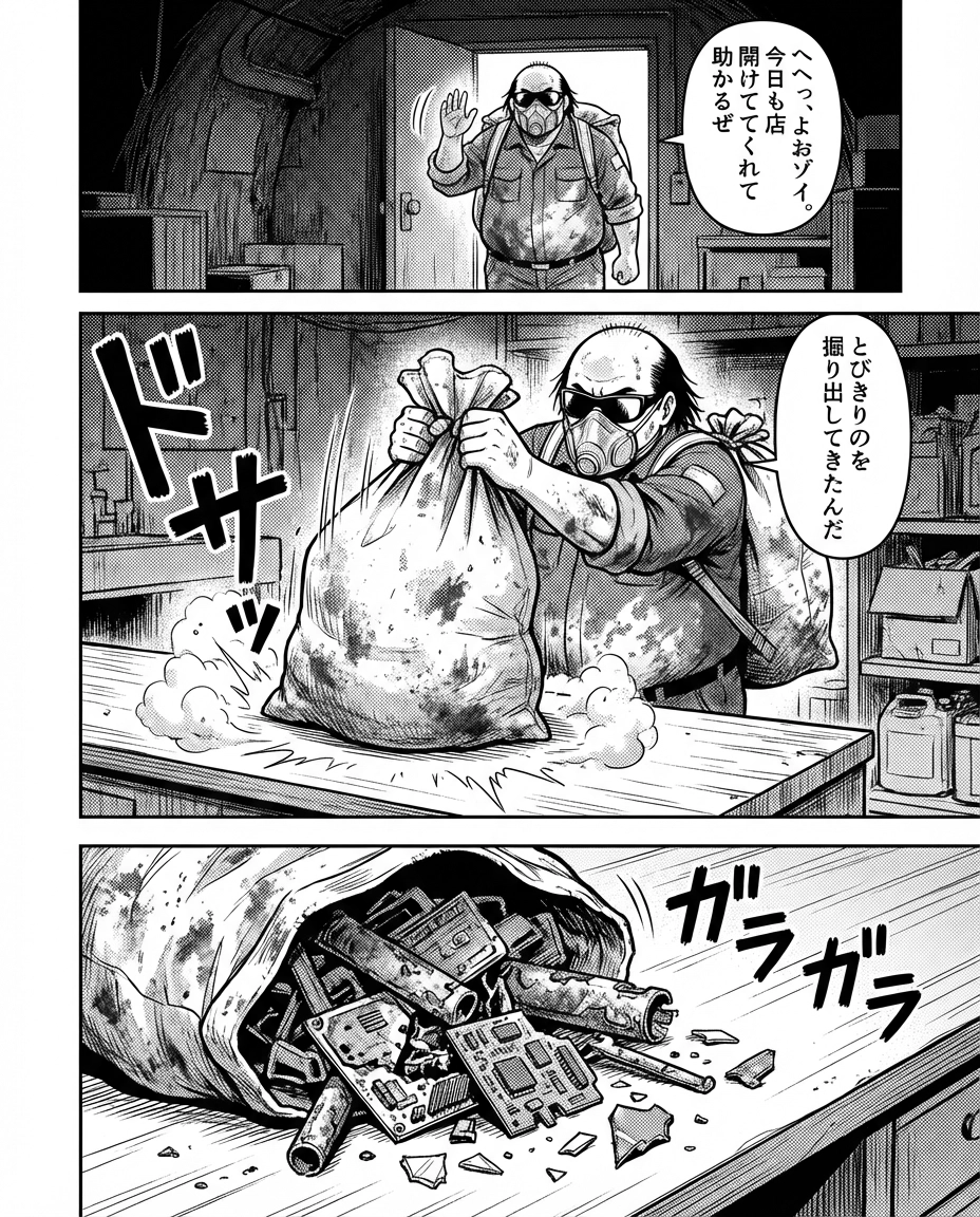 漫画第2話「灰色の花園」公開のお知らせサムネイル