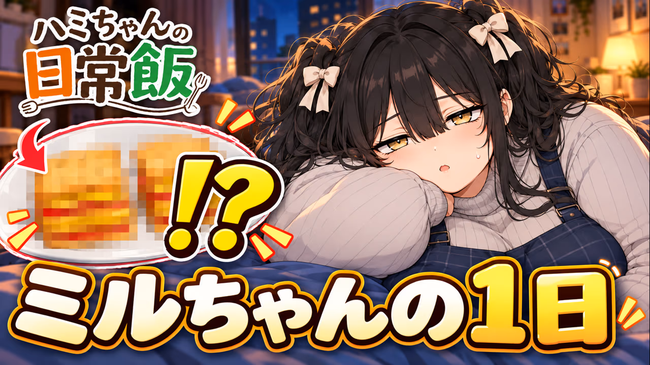 YouTube動画「ミルちゃんの1日編」のサムネイル