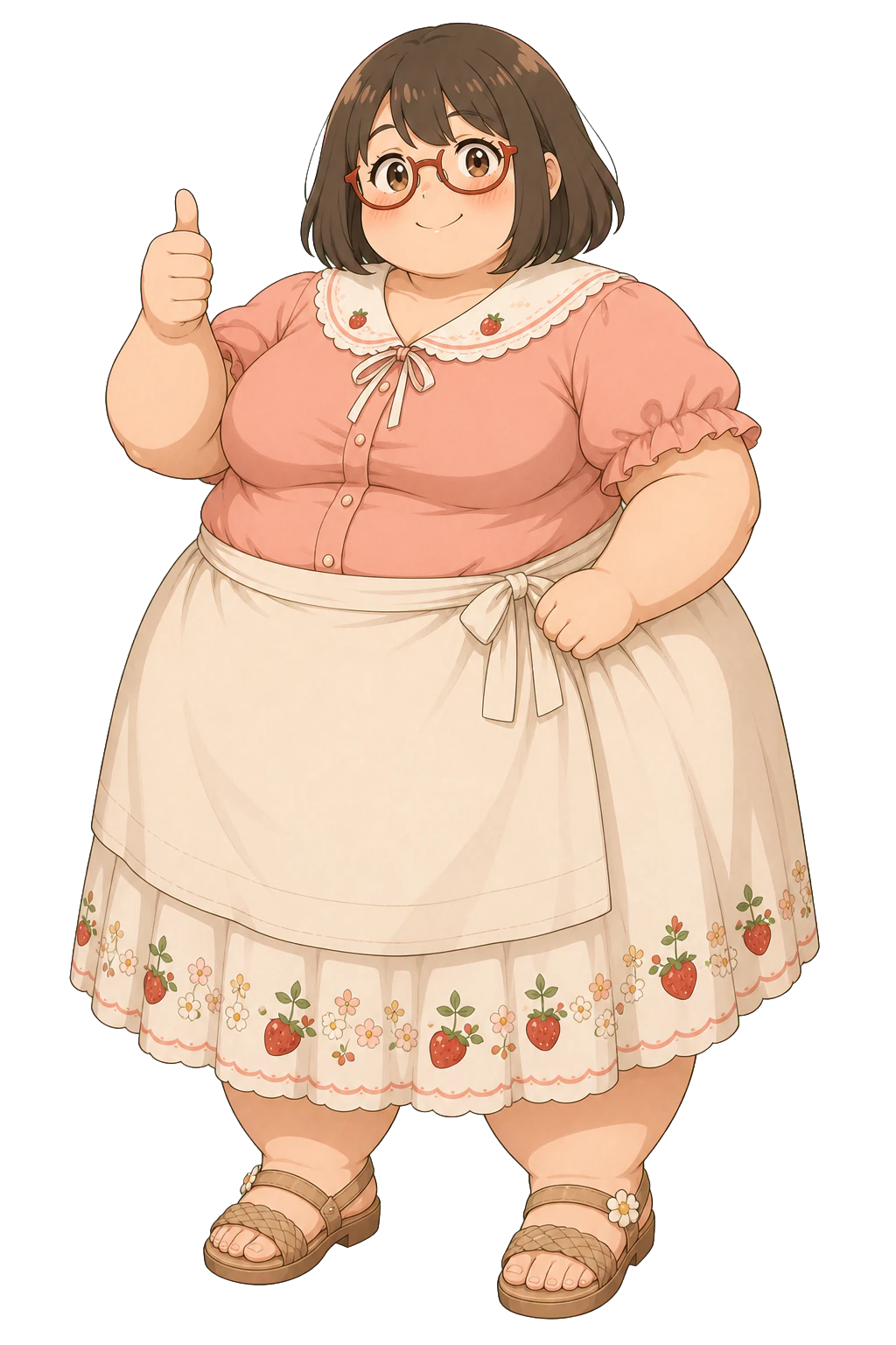 親指を立てるハミちゃん