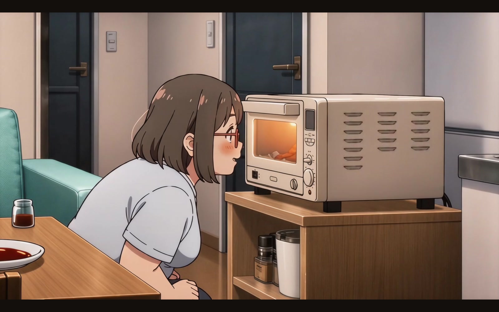 手順5「ホイルへしわをつける」の本編カット